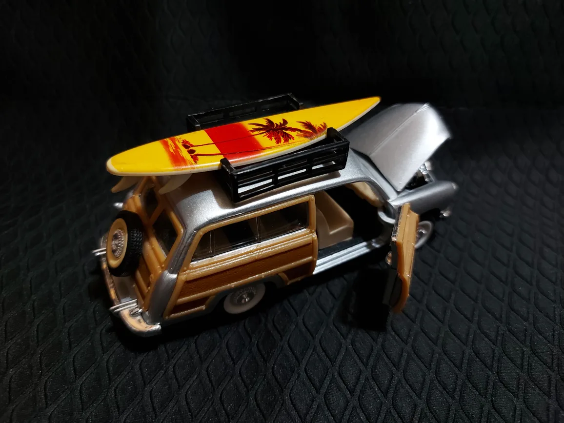 Diecast 1949 Woody Wagon w/ Surfboard thumbnail