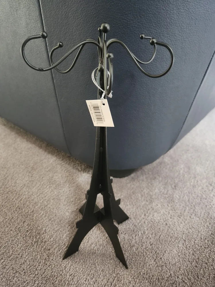 Eiffel Tower Jewellery Holder - Black thumbnail