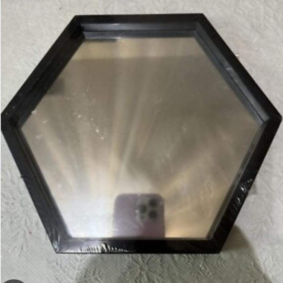 Hexagon Wall Mirror - Set of 2 - photo 3