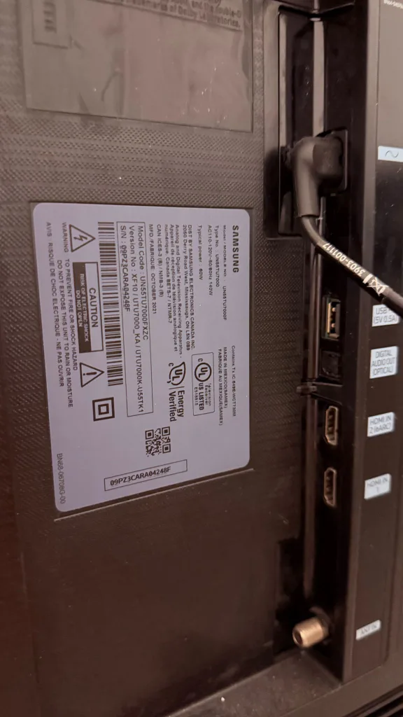 Samsung 55 Inch LED TV image indicator(6)