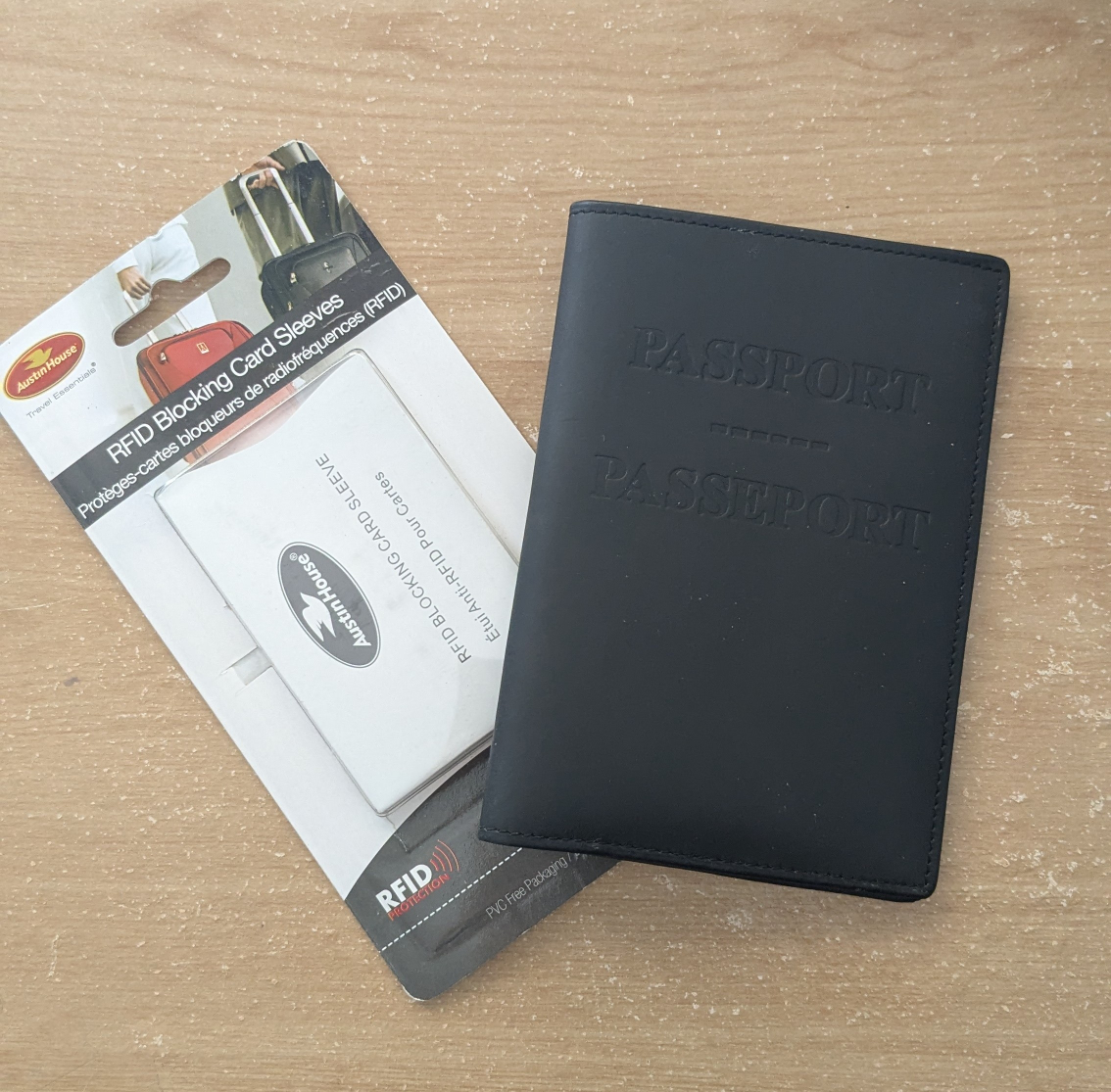 New Passport Holder & RFID Blocking Card sleeves
