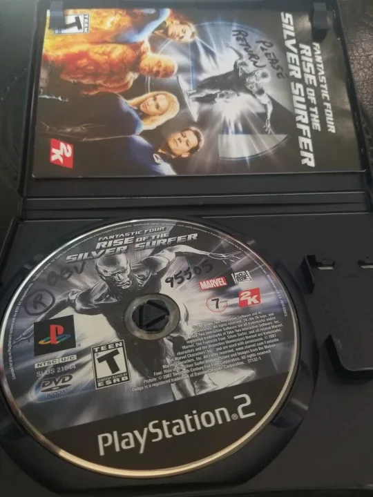 Ps2 Fantastic Four Rise Of The Silver Surfer CIB image indicator(2)