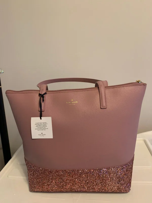 Kate Spade Tote Bag - Pink with Glitter Base image indicator(3)