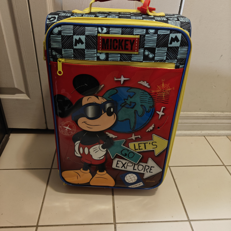 Mickey Mouse Kids' Rolling Suitcase - photo 2