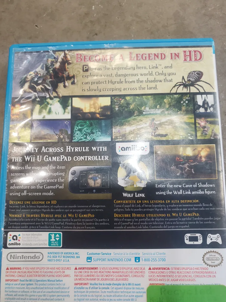 Legend of Zelda: Twilight Princess HD - Wii U Game image indicator(2)