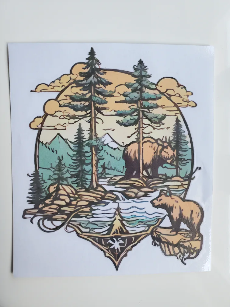 nature outdoors styles vinyl waterproof stickers image indicator(2)