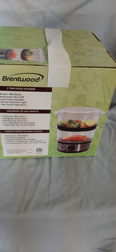 Brentwood 2 Tier Food Steamer - New in Box! - photo 2