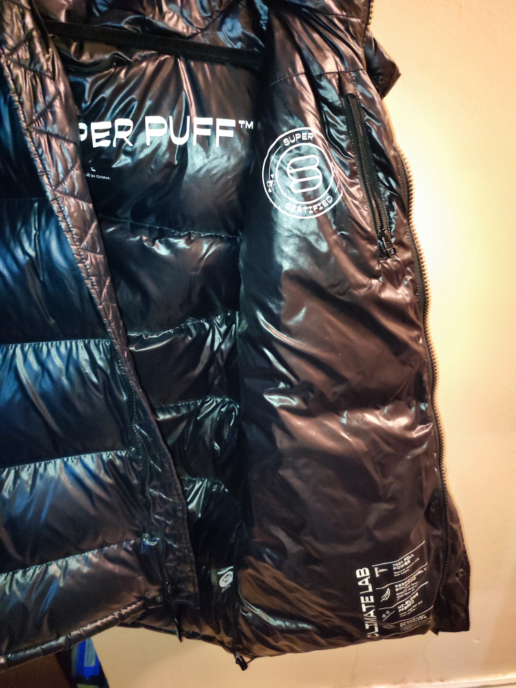Super Puff Black Puffer Jacket Size L - photo 4
