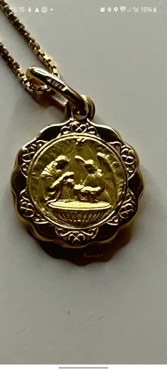 14K Gold Necklace with Pendant image indicator(6)