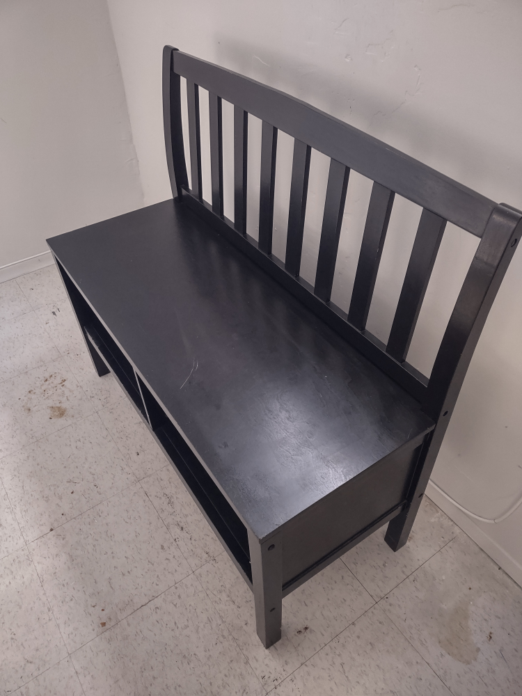 Madison Storage Bench - Black