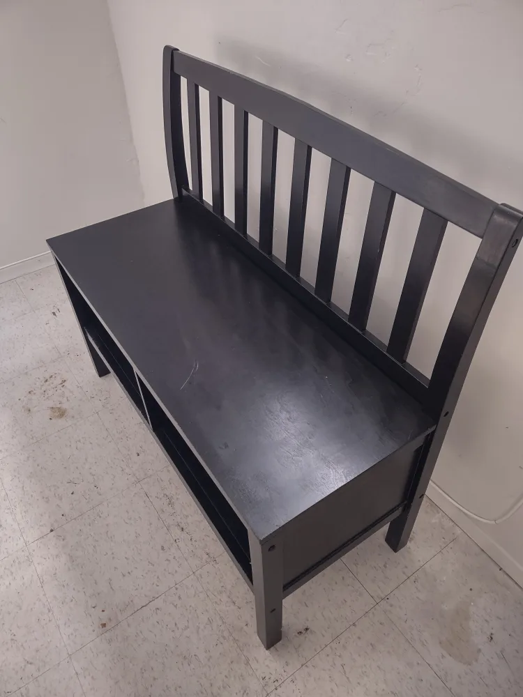 Madison Storage Bench - Black