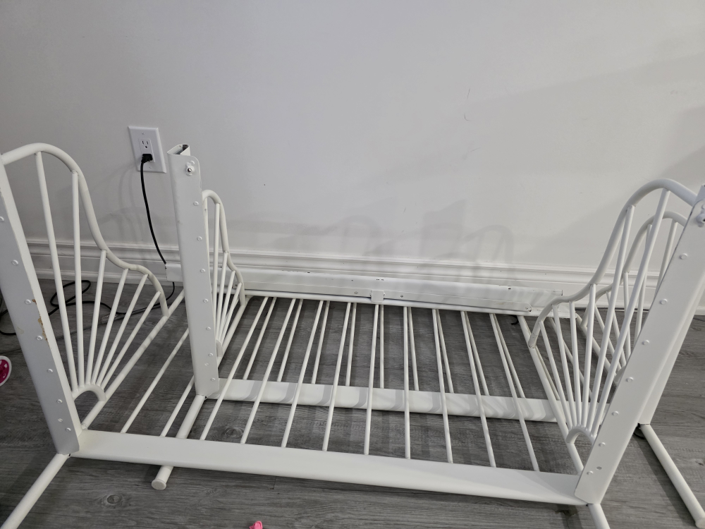 IKEA Luroy White Single Bed Frame - photo 4