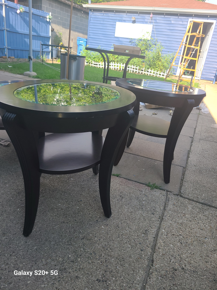 Glass Top Coffee & End Table Set - photo 3