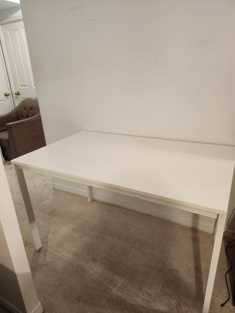Ikea White Table - photo 3