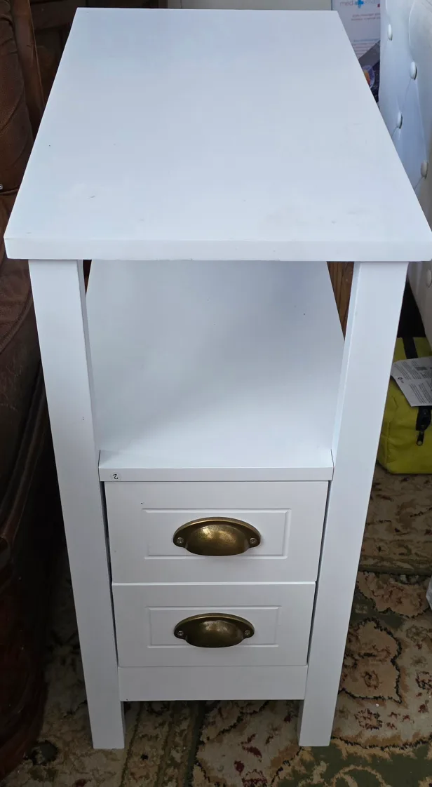 PHI VILLA Narrow End Table with 2 Drawers image indicator(6)