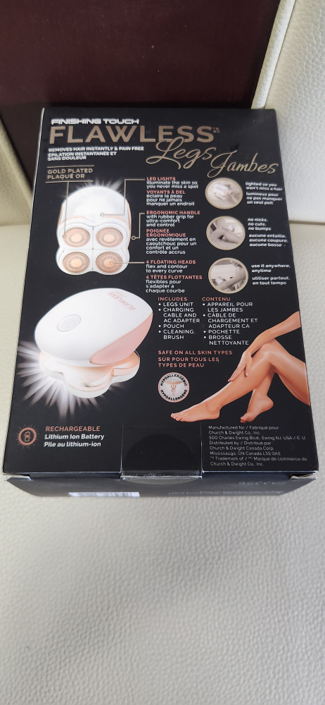 New Finishing Touch Flawless Legs Hair Remover - photo 3