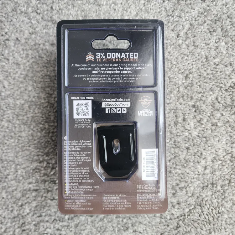 Spec Ops 25' Tape Measure - New image indicator(2)