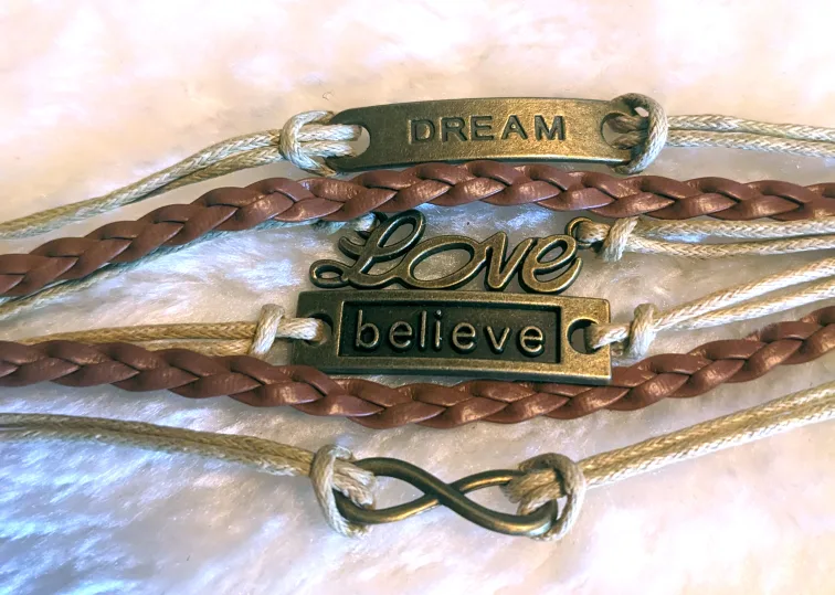 Dream Love Believe Bracelet thumbnail