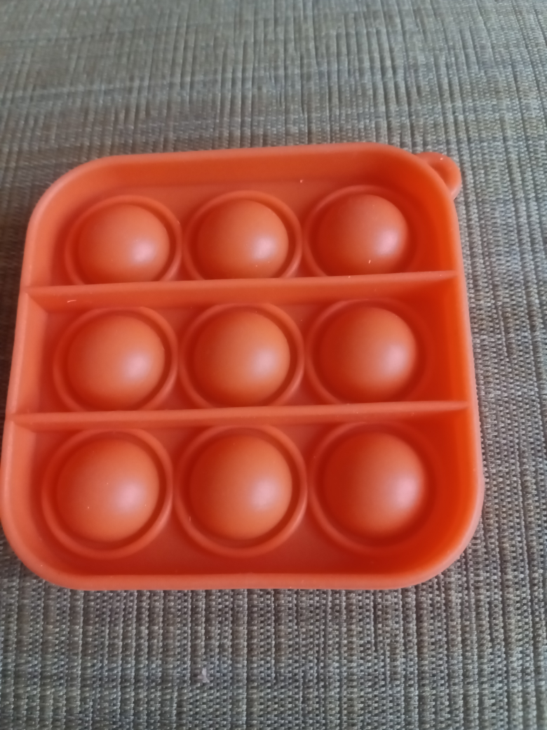 Orange Pop It Fidget Toy