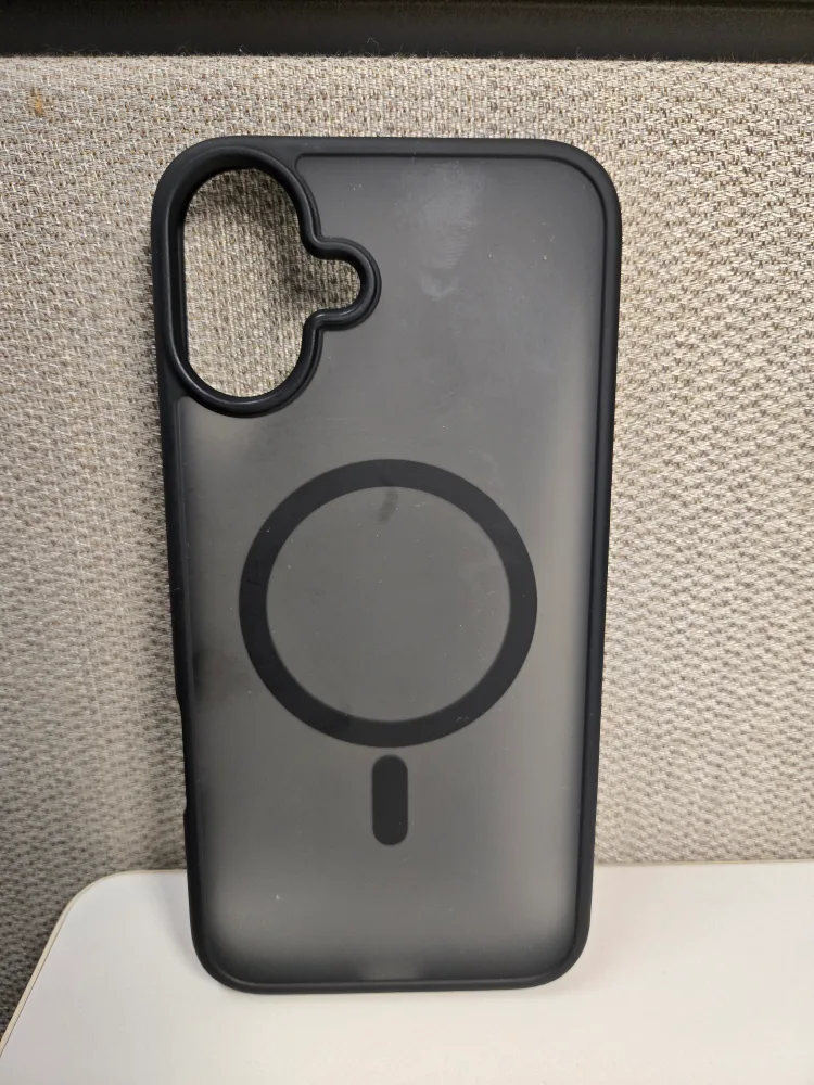 Black iPhone 16 Plus Case with MagSafe thumbnail