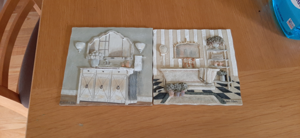 C.W.Olson Bathroom Wall Art Tiles