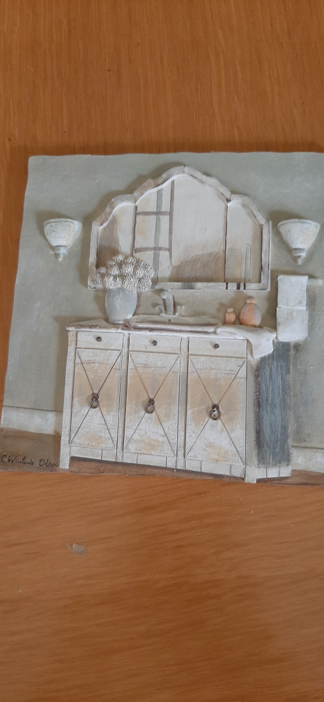 C.W.Olson Bathroom Wall Art Tiles - photo 4