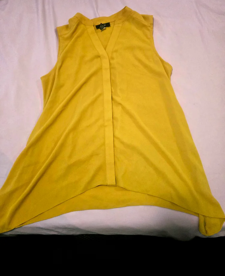 Talbots Sleeveless Top - Yellow thumbnail