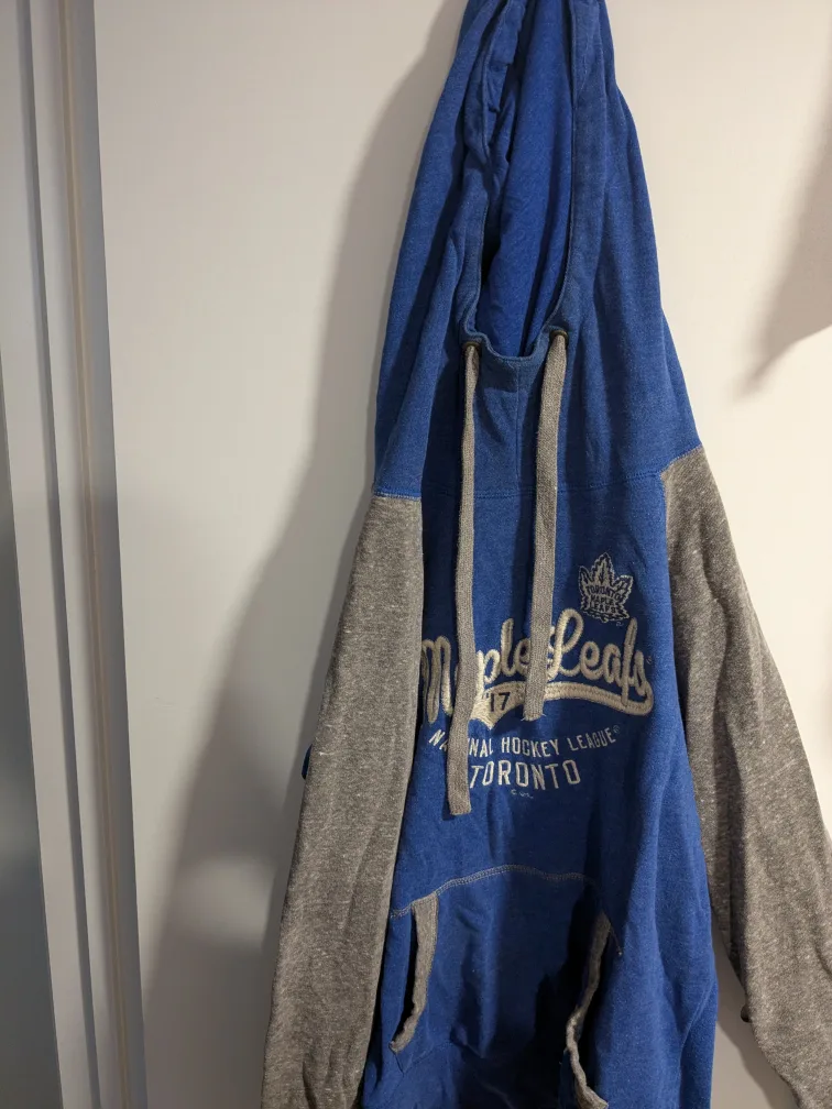 Toronto Maple Leafs Hoodie - Blue & Grey thumbnail