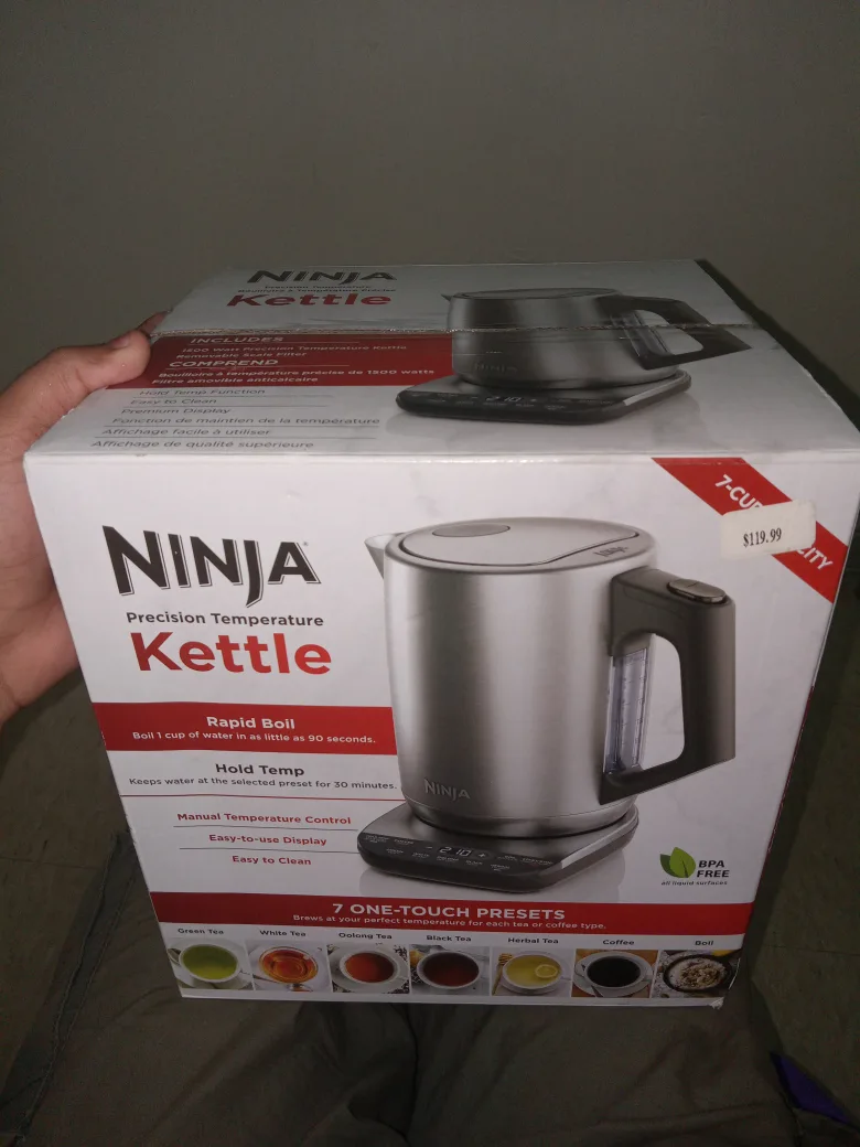 Ninja Precision Temperature Kettle - Like New! thumbnail