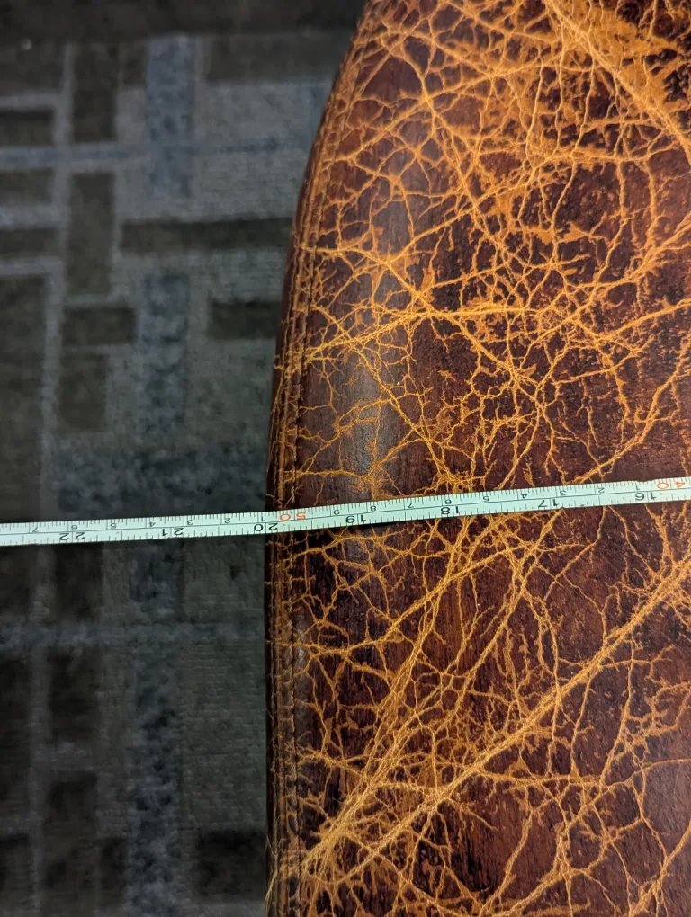 Pair of Vintage Leather Dining Chairs image indicator(2)