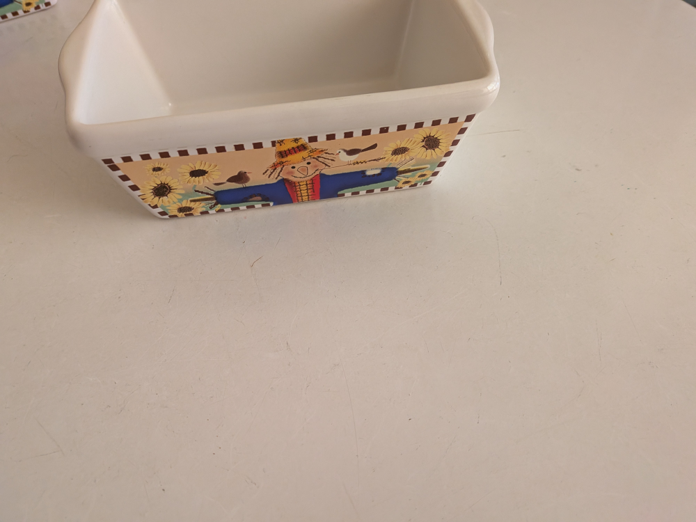 Set of 9 Fall-Themed Ceramic Loaf Pans - photo 4