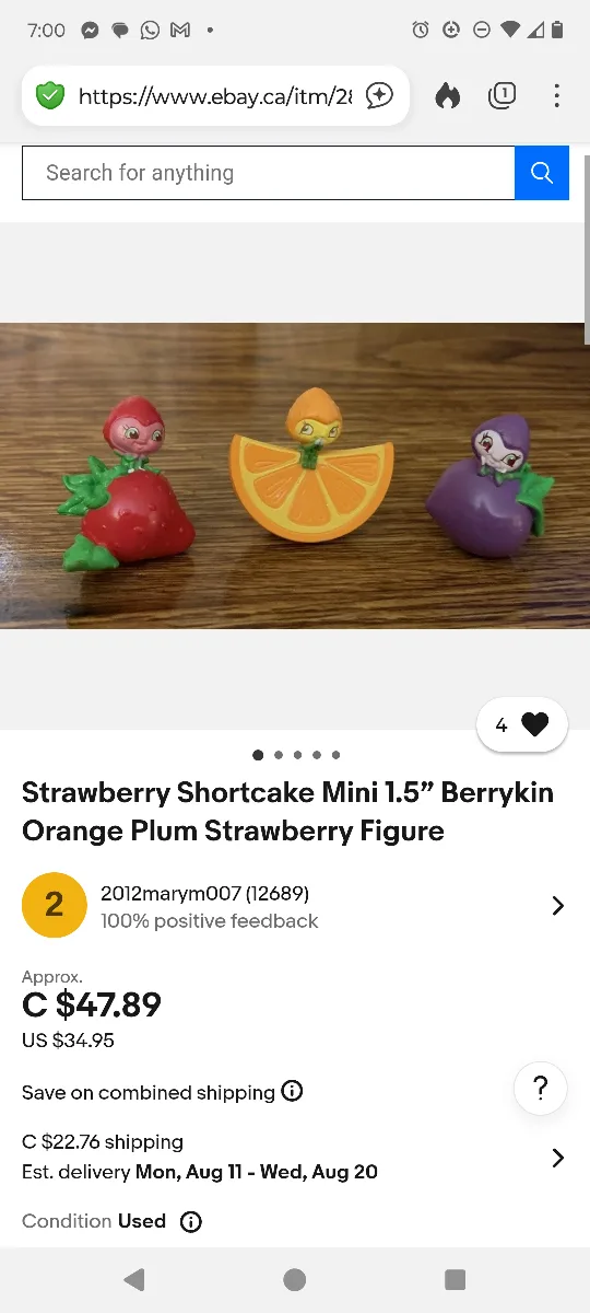 Strawberry Shortcake Miniatures image indicator(4)