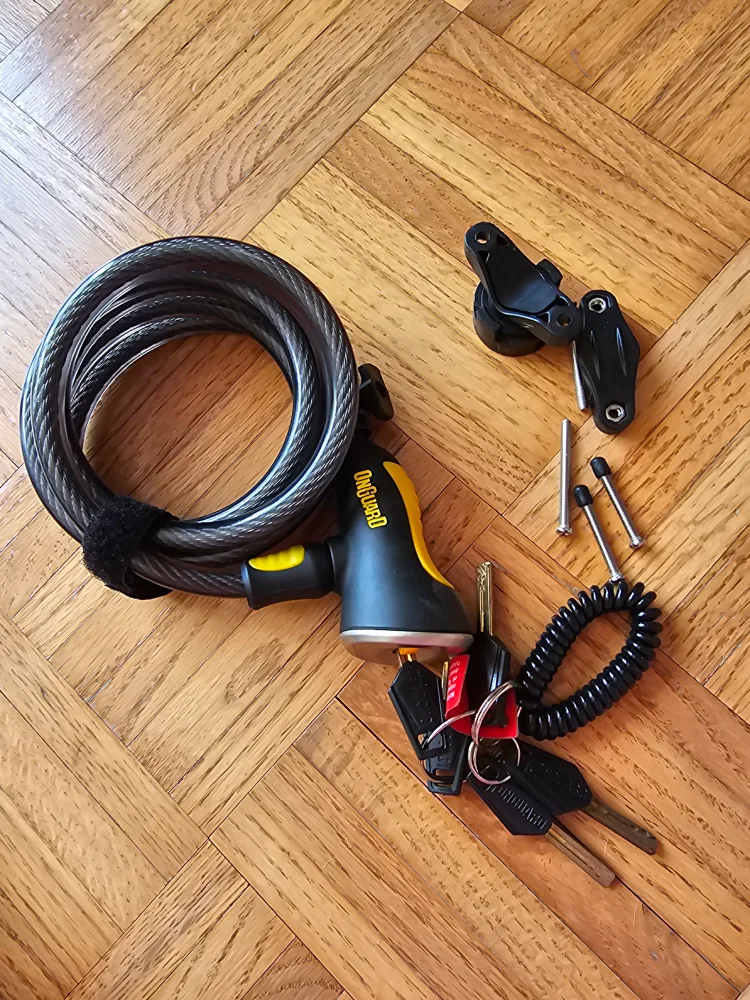 OnGuard Bicycle Lock with Keys thumbnail