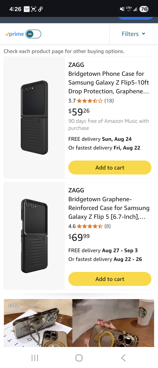 ZAGG Bridgetown Samsung Galaxy Z Flip5 Case - photo 3