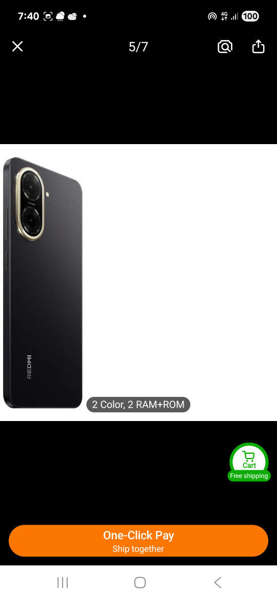 Redmi A5 Midnight Black -Brandnew - photo 2
