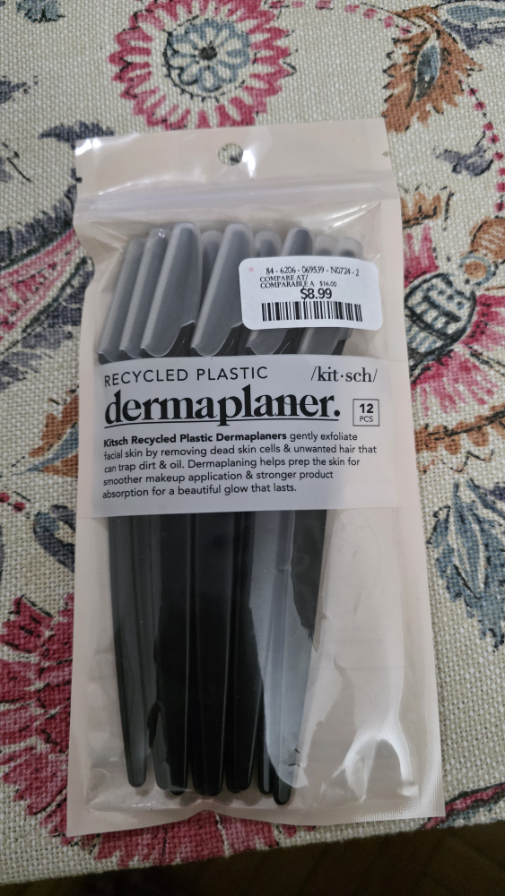 New Kitsch Recycled Plastic Dermaplaner - 12pcs