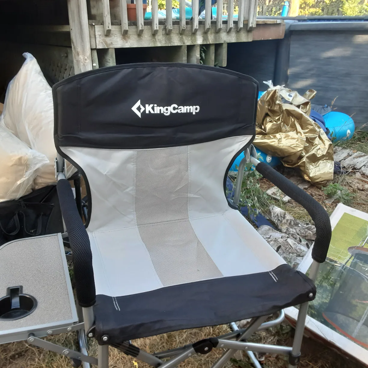 KingCamp Camping Chair with Side Table thumbnail