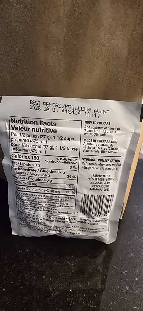 Best Buy Lemonade Flavoured Drink Crystals. - photo 2