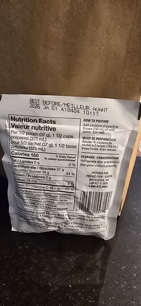 Best Buy Lemonade Flavoured Drink Crystals. image indicator(2)