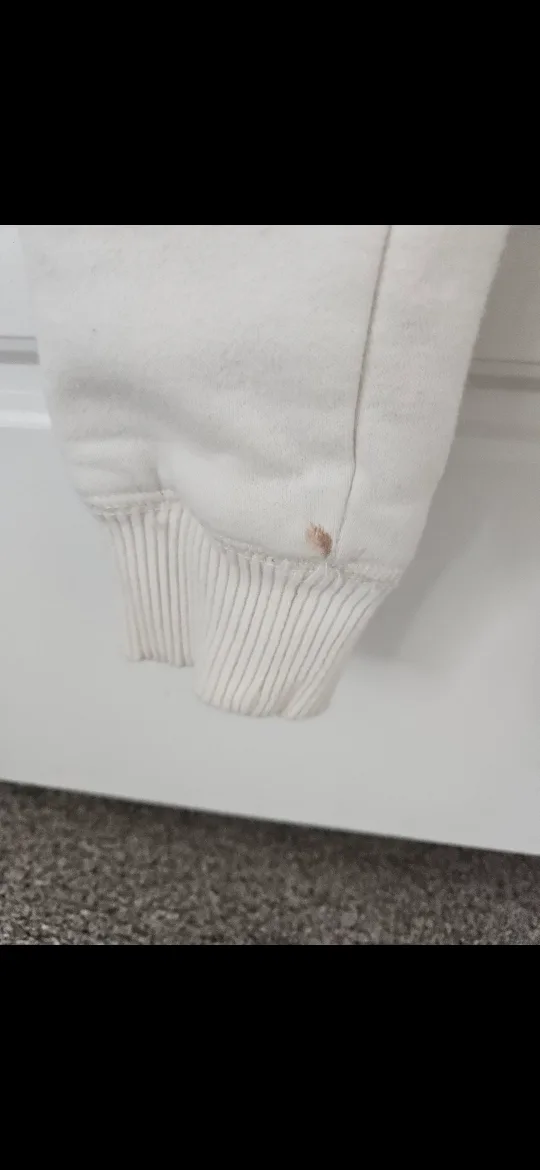 Aeropostale Cream Jacket - Size M (looks small) image indicator(3)