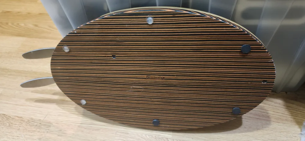 Sorrell Financial cutting Board with two Knives. Price firm image indicator(9)