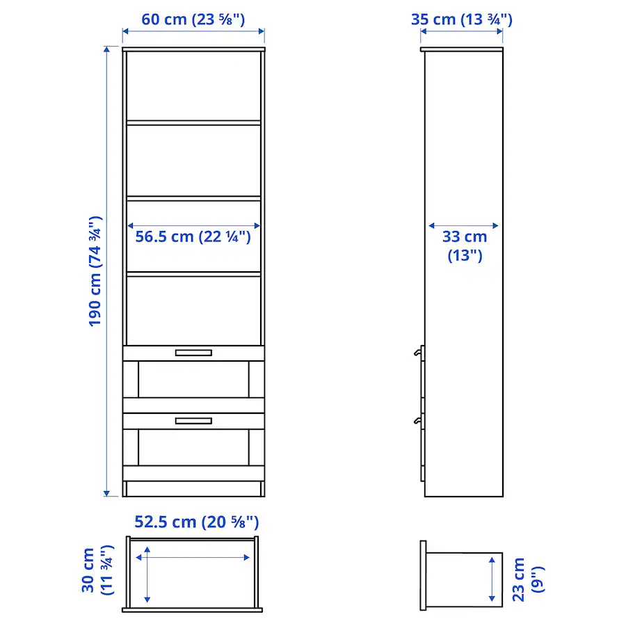IKEA White Bookcase - photo 3