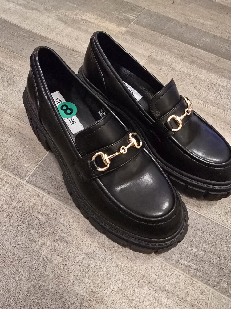 Steve Madden Black Loafers - Size 8 - photo 2