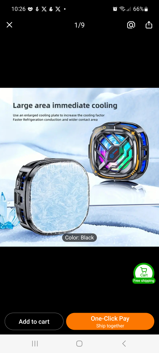 Phone Cooler - Black - photo 2