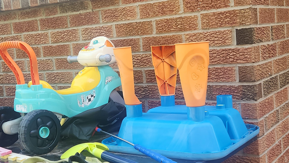 Kids Ride-on Toy and Table
