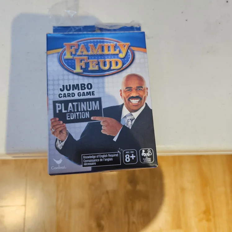 Family Feud Jumbo Card Game Platinum Edition thumbnail