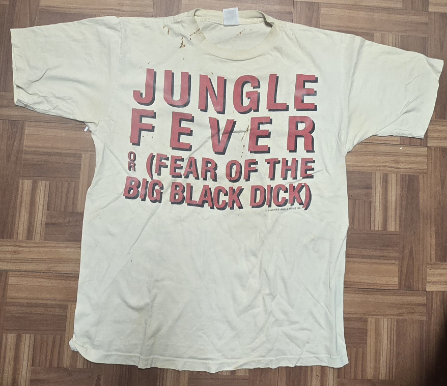 Ultra rare 1990's vintage  Jungle Fever  film T-Shirt