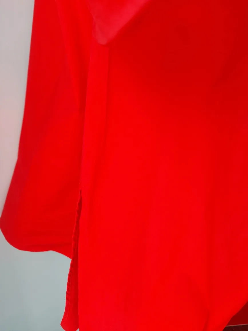 Designer Red Tunic Top Brand New image indicator(3)