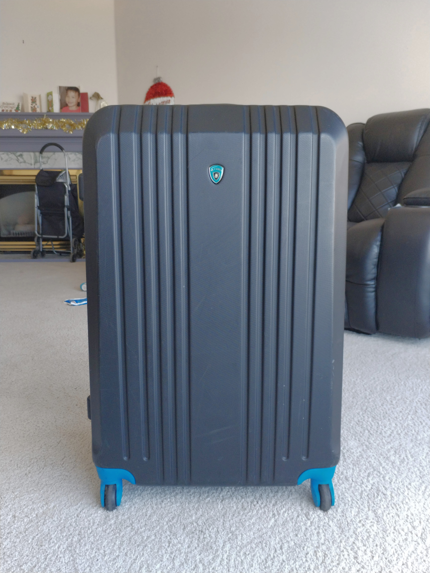 OFFICIAL Olympia Checked-In Luggage - Blue & Grey - photo 4