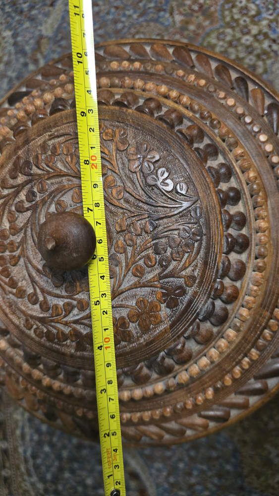 Hand Carved Wooden Table